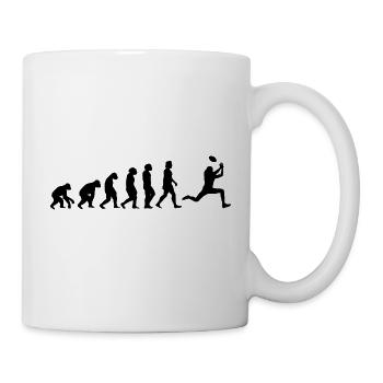 Amarican Football Evolution Black Sport - Mug - white - Right