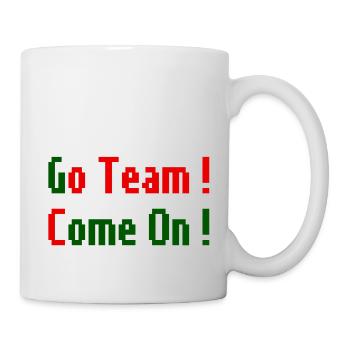 Go Team ! - Mug blanc - blanc - Droite
