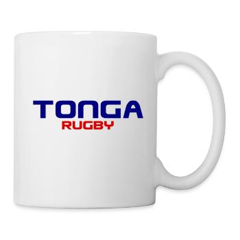 Tonga Rugby Logo - Pacific - Polynesia - South Seas - Mug - white - Right