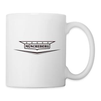 Müncheberg Old Style Emblem Black - Tasse - Weiß - Rechts