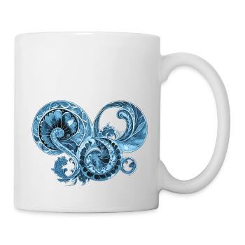 Blue Ornament - Mug - white - Right