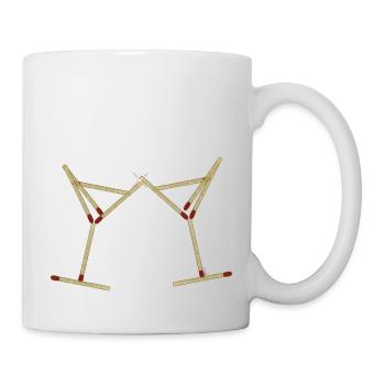 Cheers from matches - Mug - white - Right