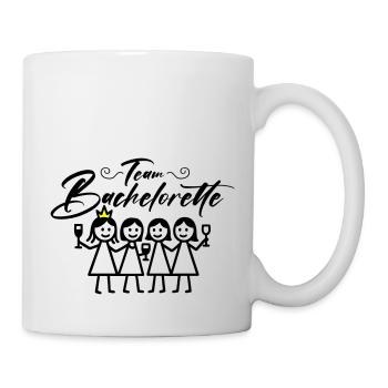 Bachelorette Team Mädels - Tasse - Weiß - Rechts