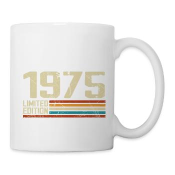 Vintage 1975 Anniversaire Rétro - Né en 1975 - Mug blanc - blanc - Droite