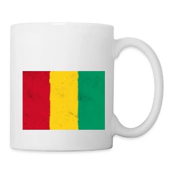 Drapeau de la Guinée – La puissance de l’Afrique - Mug blanc - blanc - Droite