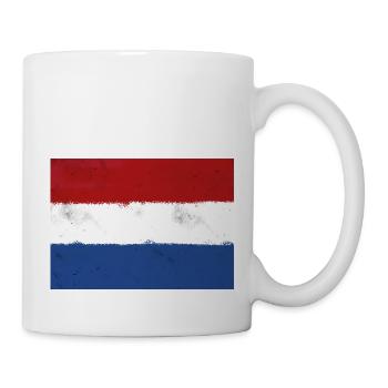 Drapeau des Pays-Bas - Pays-Bas - Mug blanc - blanc - Droite