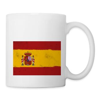 Drapeau de l’Espagne - Mug blanc - blanc - Droite