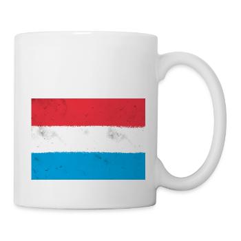 Drapeau du Luxembourg - Mug blanc - blanc - Droite