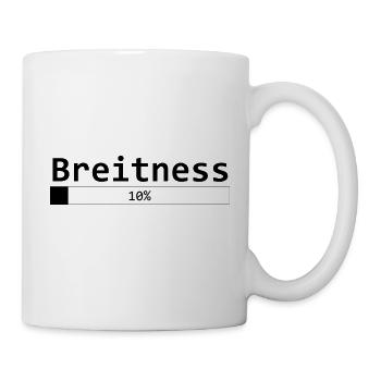 Breitness 10 - Tasse - Weiß - Rechts