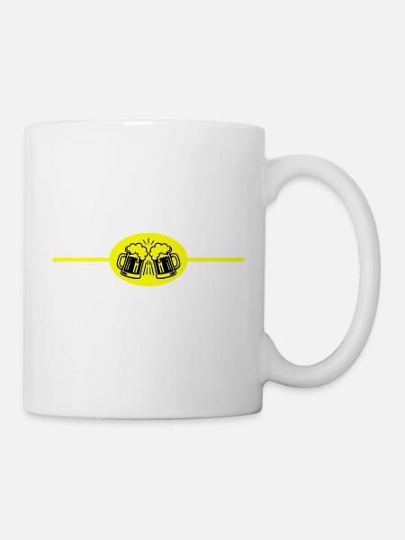 Bier Element - Tasse - Weiß