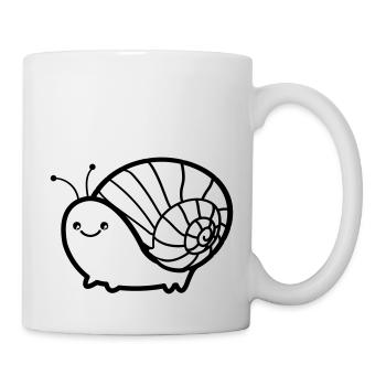 Escargot 01 - Mug blanc - blanc - Droite