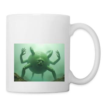 Hundun, dieu informe du chaos de la mythologie chinoise - Mug blanc - blanc - Droite