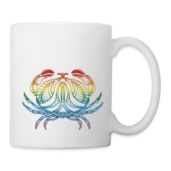 Krebs - Tasse - Weiß - Rechts