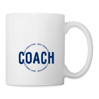 Best Coach Ever - Trainer - Training - Tasse - Weiß - Rechts
