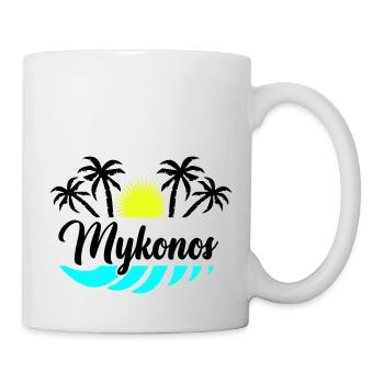 mykonos - Tasse - Weiß - Rechts
