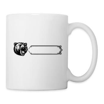 Grizzly - Name, Vorname - Tasse - Weiß - Rechts