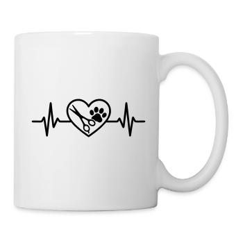 Groomer Groomer Heart Dog Profession - Mug - white - Right