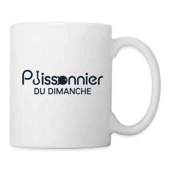 Poissonnier du Dimanche humour pêcheur amateur - Mug blanc - blanc - Droite
