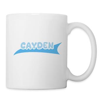 Cayden as a given name - Mug - white - Right