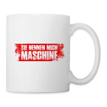 Bodybuilding Bodybuilder Gym Kraftsport Maschine - Tasse - Weiß - Rechts