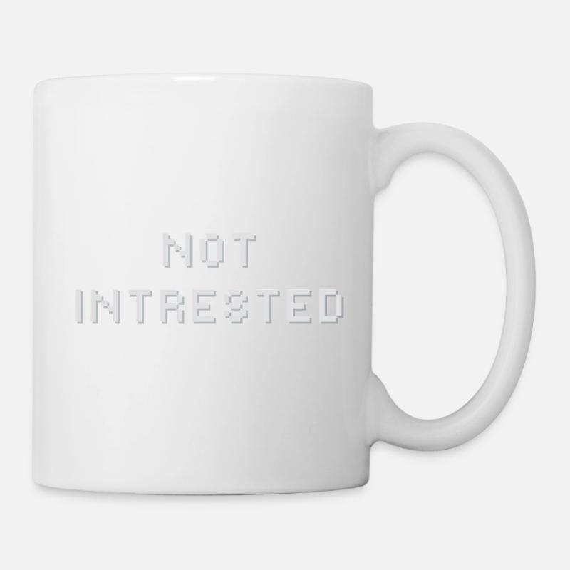 Impression non intéressée - Mug blanc - blanc