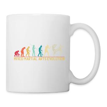 Arts martiaux mixtes Evolution Design - Mug blanc - blanc - Droite