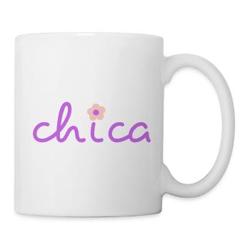 Chica-Blume - Tasse - Weiß - Rechts