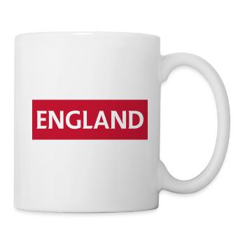 England inspiriertes Cymru-Flaggendesign - Tasse - Weiß - Rechts