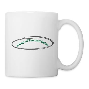 Tea and Relaxation vintage Design - Mug - white - Right