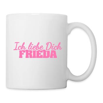 Liebe Fri - Tasse - Weiß - Rechts