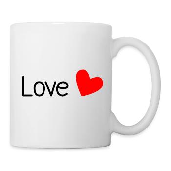 LOVE. COUPLE. JUST MARRIED. EVJF. VALENTINE'S DAY. - Mug - white - Right