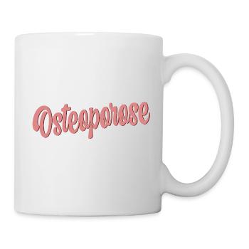 Ostéoporose Perte osseuse - Mug blanc - blanc - Droite