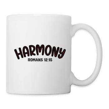 Harmony Red Line Typography - Mug - white - Right