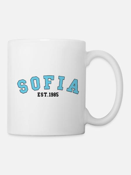 Sofia_Est_1985 - Tasse - Weiß