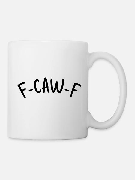 F-CAW-F (Farbe änderbar über Personalisieren) - Tasse - Weiß