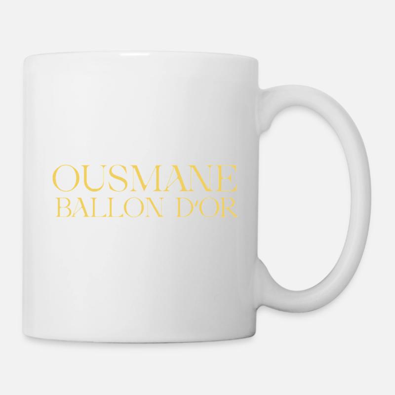 Ousmane Dembélé ballon d’or - Mug blanc - blanc