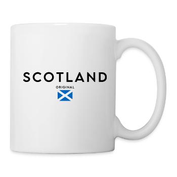 I love Scotland, Scottish flag - Mug - white - Right