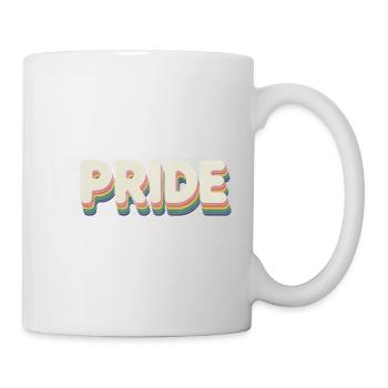 Pride - Cool Queer Logo - Mug blanc - blanc - Droite
