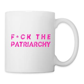 Fuck The Patriarchy - design féministe queer - Mug blanc - blanc - Droite