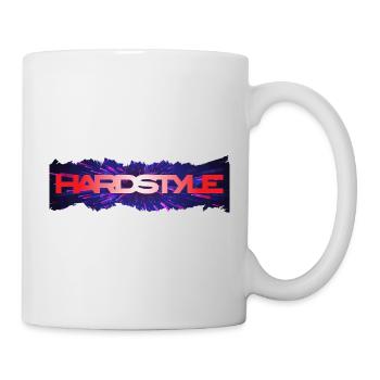 Hardstyle Neon Burst Logo - Mug blanc - blanc - Droite