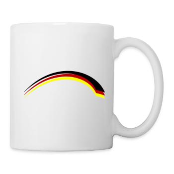 Drapeau de l’Allemagne - Mug blanc - blanc - Droite