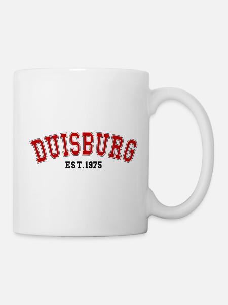 Duisburg Est. 1975 - Tasse - Weiß