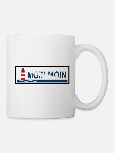 Basse-Saxe Moin Moin - Mug blanc - blanc