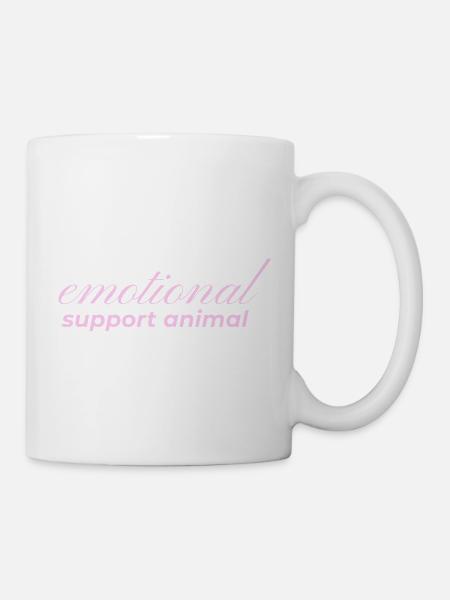 Emotional Support Animal - Tasse - Weiß