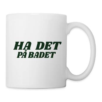 Installez-le dans la salle de bain - Mug blanc - blanc - Droite