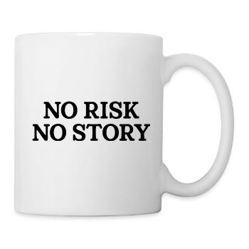 No Risk No Story - Mug - white - Right