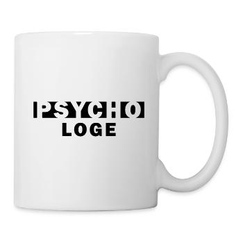 Psycho Loge – Don de psychologue à jeux de mots - Mug blanc - blanc - Droite