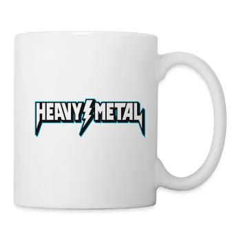 T-shirt Heavy Metal Lightning Logo - Mug blanc - blanc - Droite