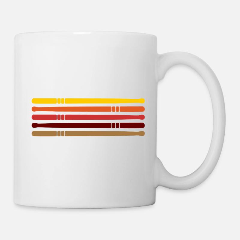 Drumsticks Drums Gift Drummer - Mug - white