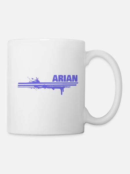 Geschenk für Arian - Tasse - Weiß